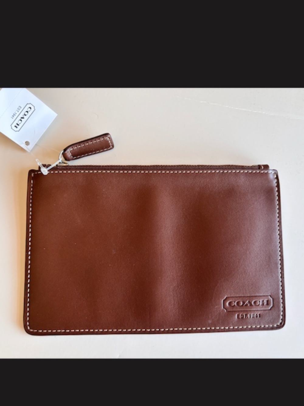 COACH Leather Pouch